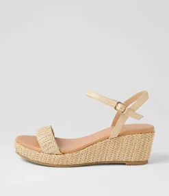 Shop Midas Shoes Sabelli Natural Synthetic Raffia Leather Espadrilles