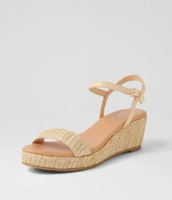 Shop Midas Shoes Sabelli Natural Synthetic Raffia Leather Espadrilles