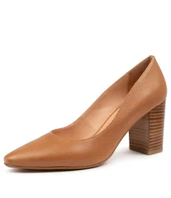 Clearance Midas Shoes Sabine Tan Leather