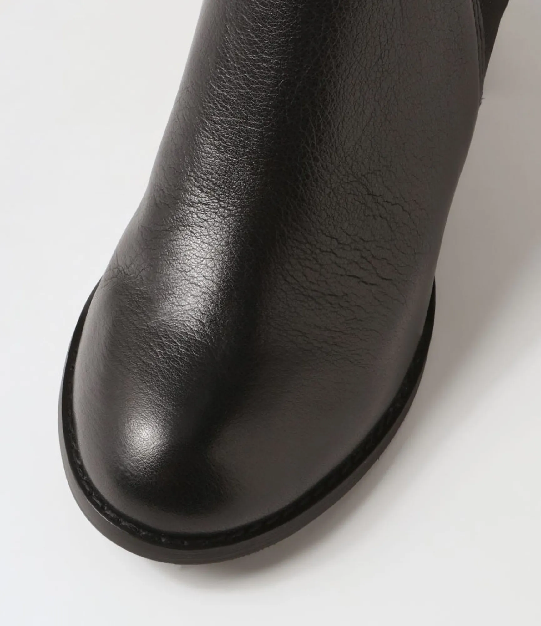New Midas Shoes Sada Black Leather Chelsea Boots