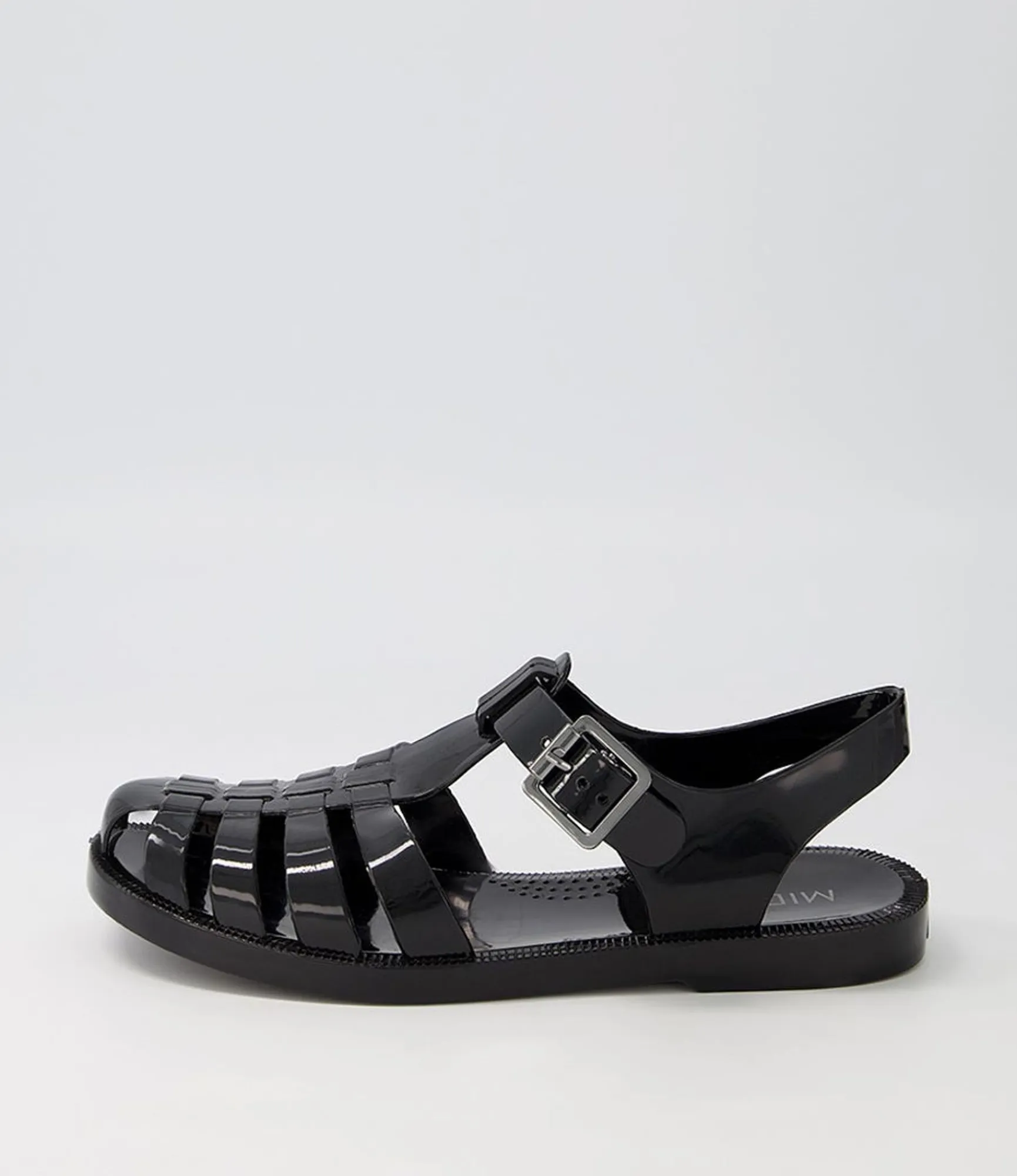 Outlet Midas Shoes Sadie Black Jelly Sandals