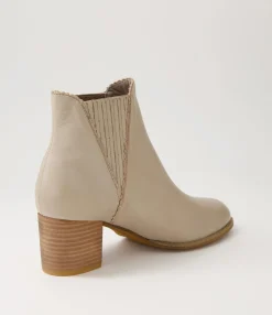 Cheap Midas Shoes Saniti Smoke Leather Ankle Boots