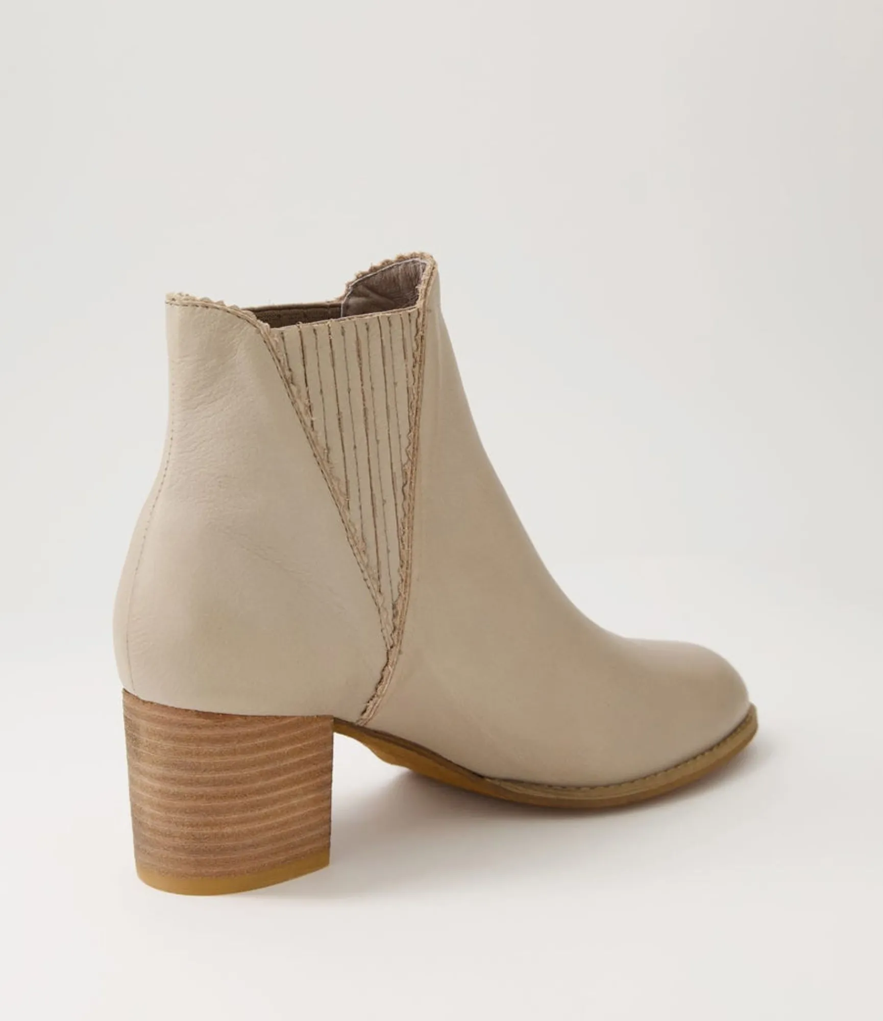 Cheap Midas Shoes Saniti Smoke Leather Ankle Boots