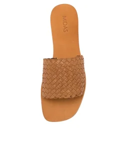 Cheap Midas Shoes Shella Tan Leather