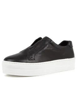 Discount Midas Shoes Shiann Black Leather Sneakers White Sole