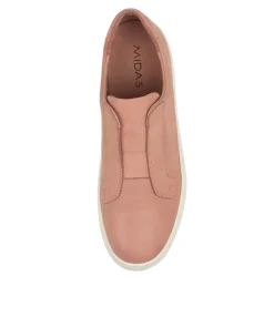 New Midas Shoes Shiann Pale Pink Leather