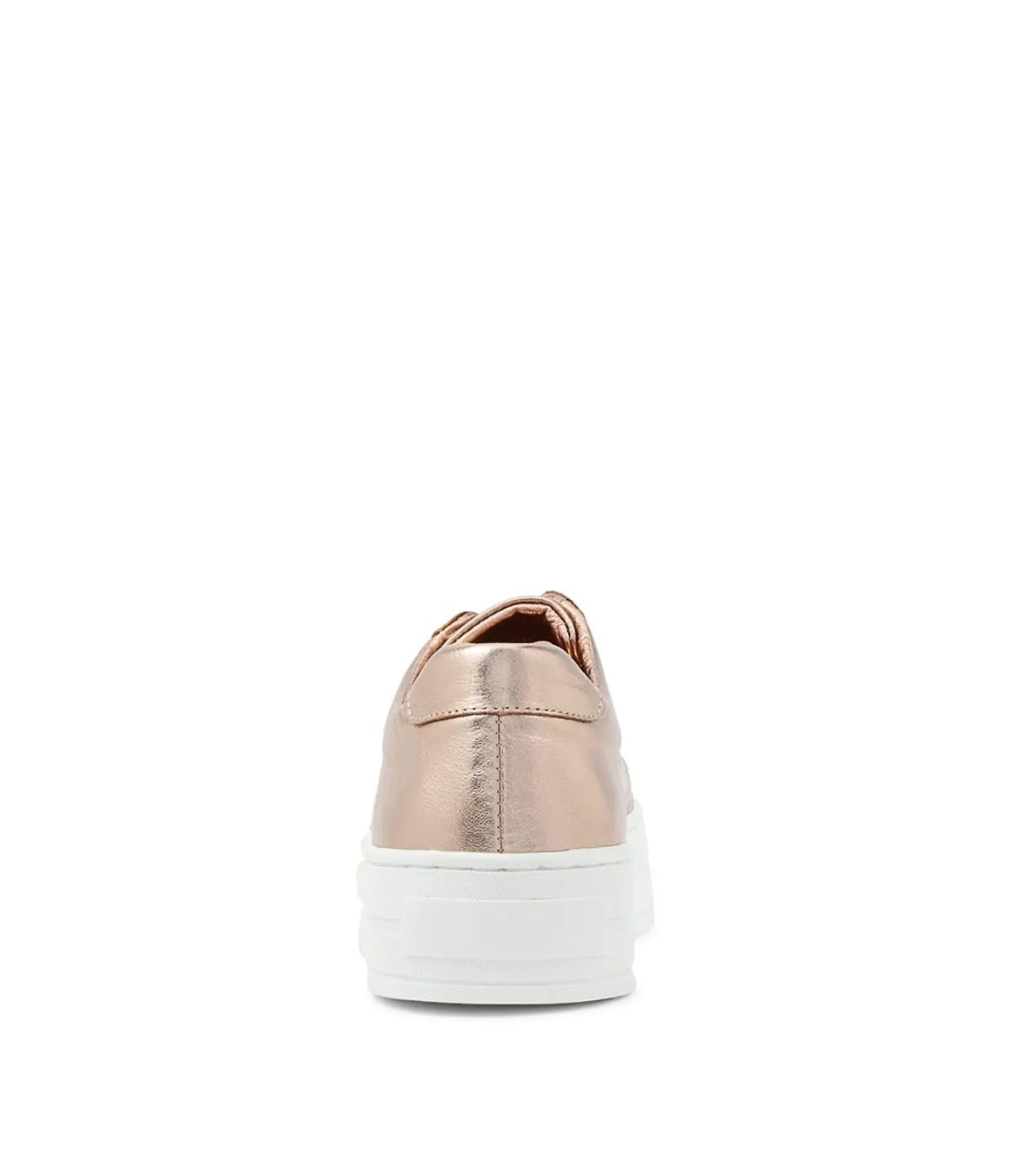 Fashion Midas Shoes Shiann Pale Rose Gold Leather Sneakers Ws