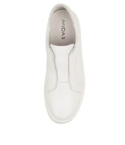 Hot Midas Shoes Shiann White Leather