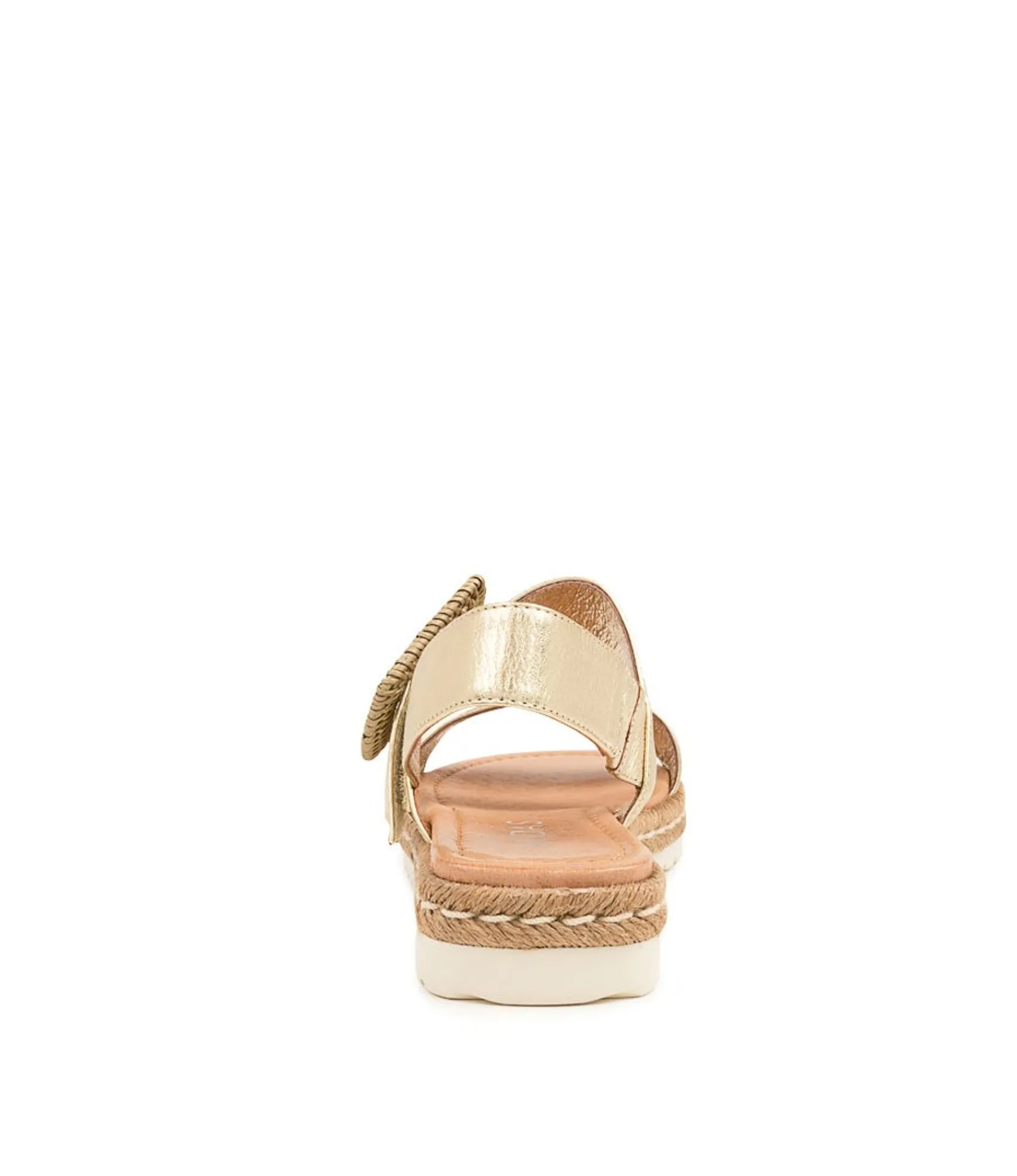 Online Midas Shoes Silo Pale Gold Leather