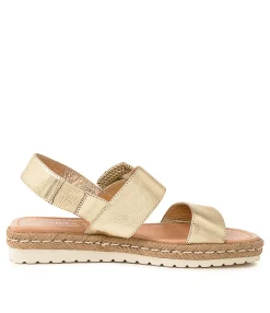 Online Midas Shoes Silo Pale Gold Leather