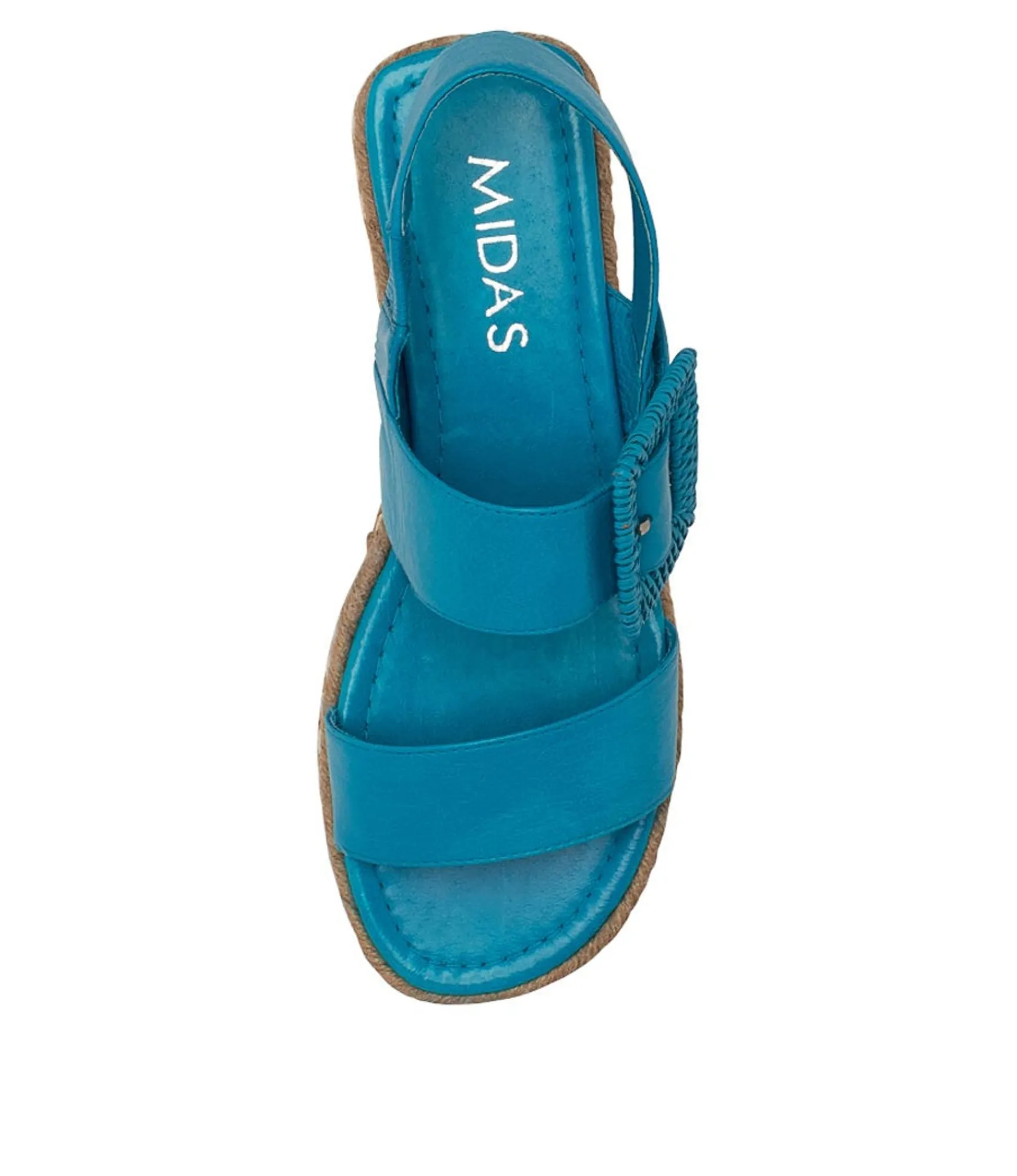 Shop Midas Shoes Silo Turquoise Leather