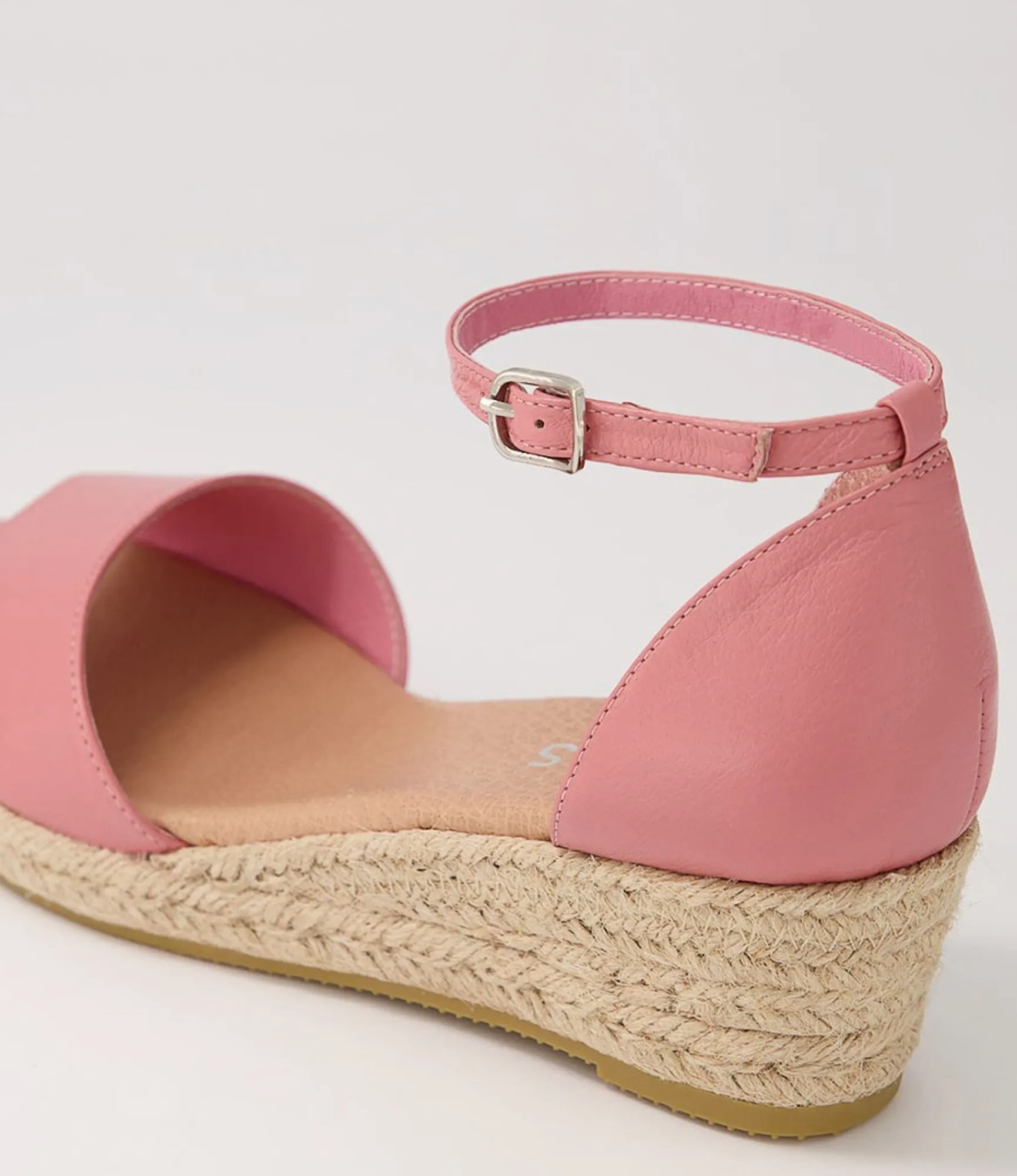 Best Sale Midas Shoes Skippy Pretty Pink Nat Rope Leather Sandals