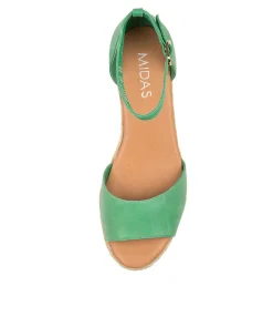 Cheap Midas Shoes Skippy Spearmint Leather