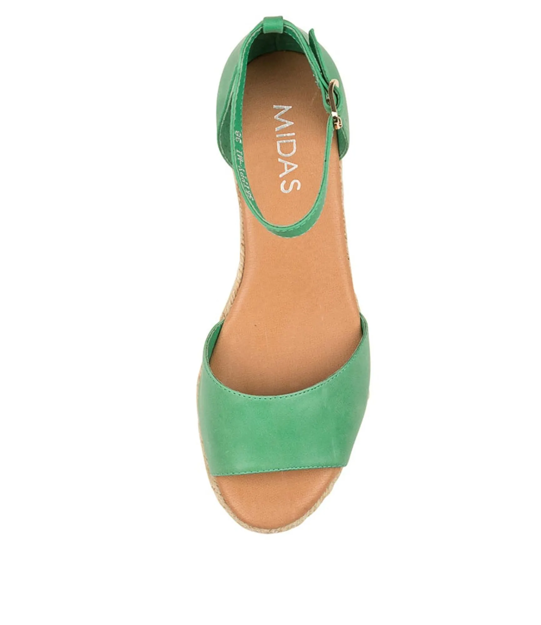 Cheap Midas Shoes Skippy Spearmint Leather