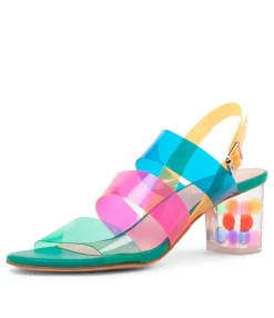 Store Midas Shoes Skittles Green Multi Sandals