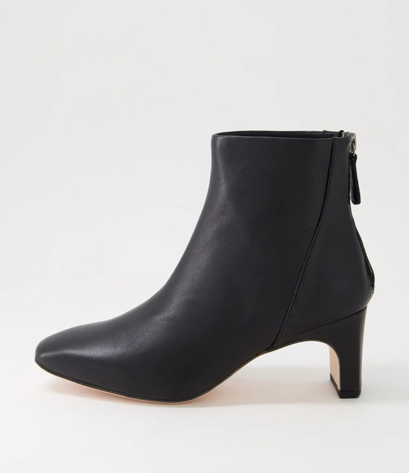Cheap Midas Shoes Sofee Black Leather Ankle Boots