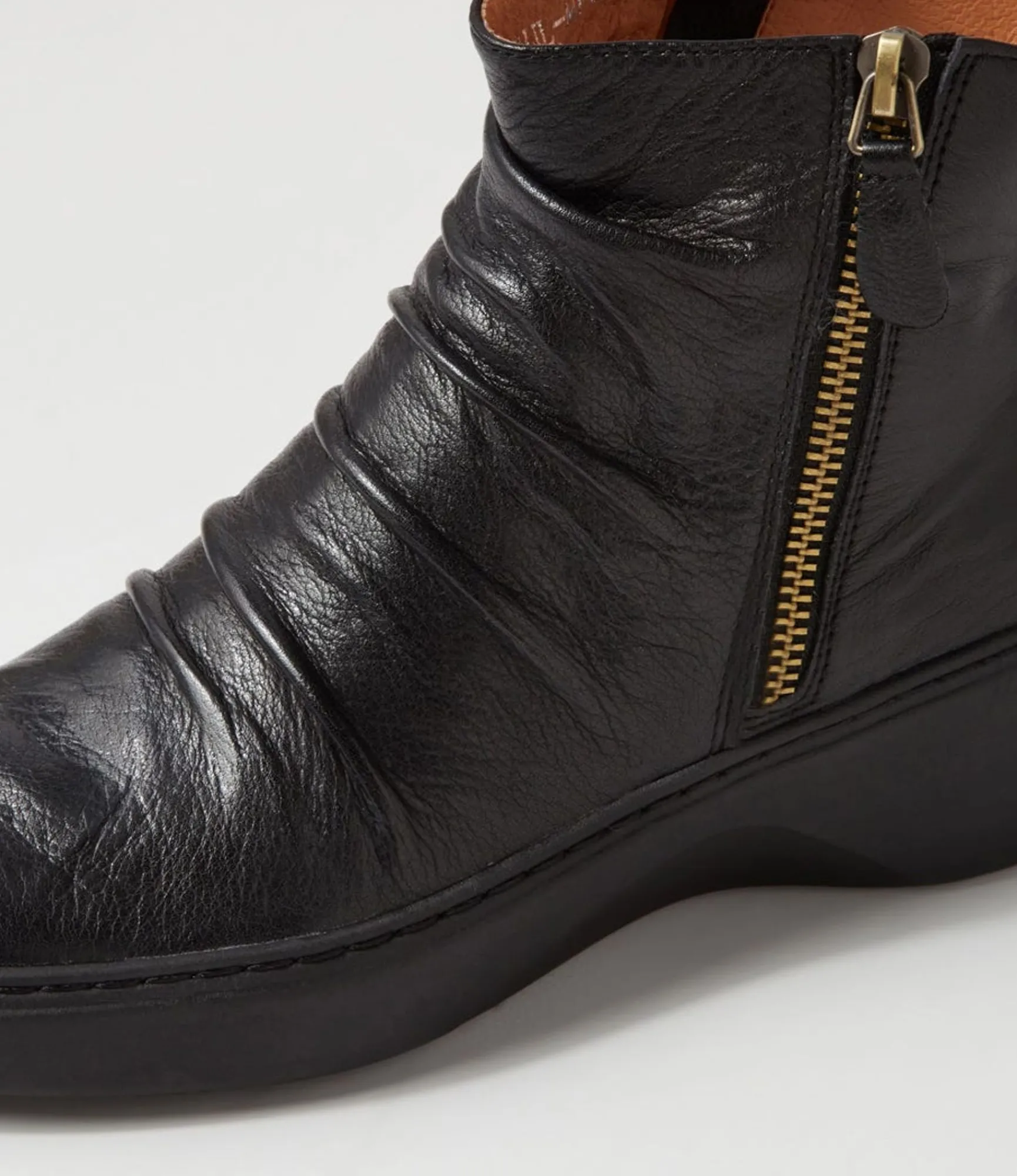 Shop Midas Shoes Soul Black Leather Ankle Boots