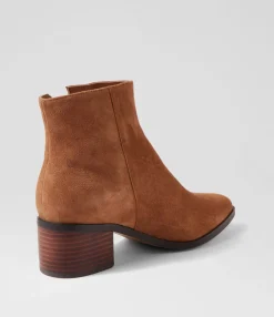 Cheap Midas Shoes Spana Light Choc Suede Ankle Boots