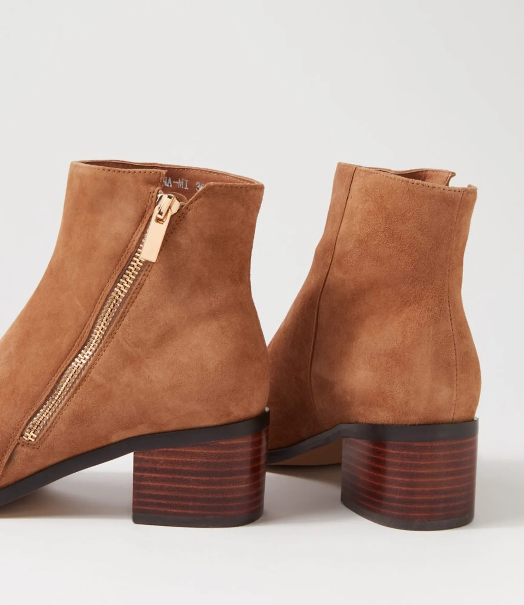 Cheap Midas Shoes Spana Light Choc Suede Ankle Boots
