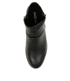 Sale Midas Shoes Spices Black Leather