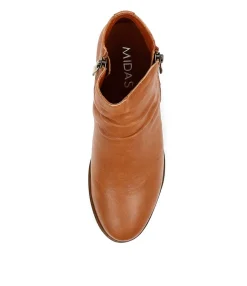 Cheap Midas Shoes Spices Dk Tan Leather