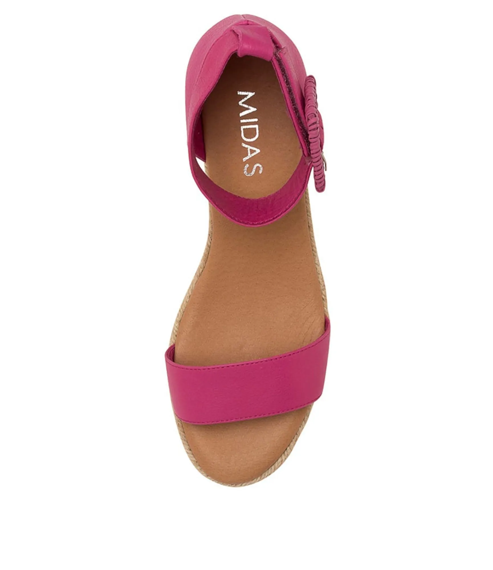 Online Midas Shoes Sprung Fuchsia Leather