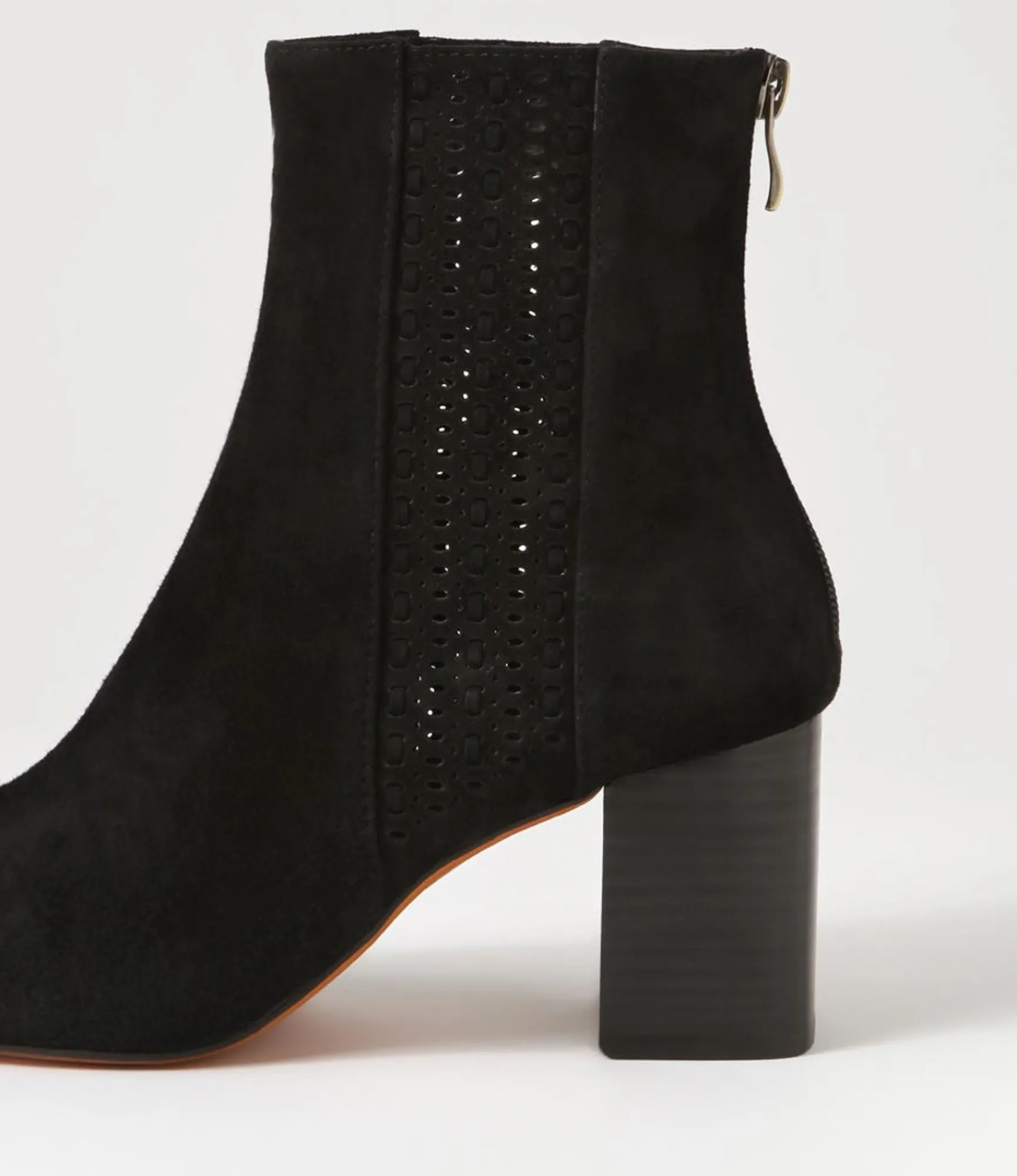 Online Midas Shoes Stalla Black Suede Ankle Boots