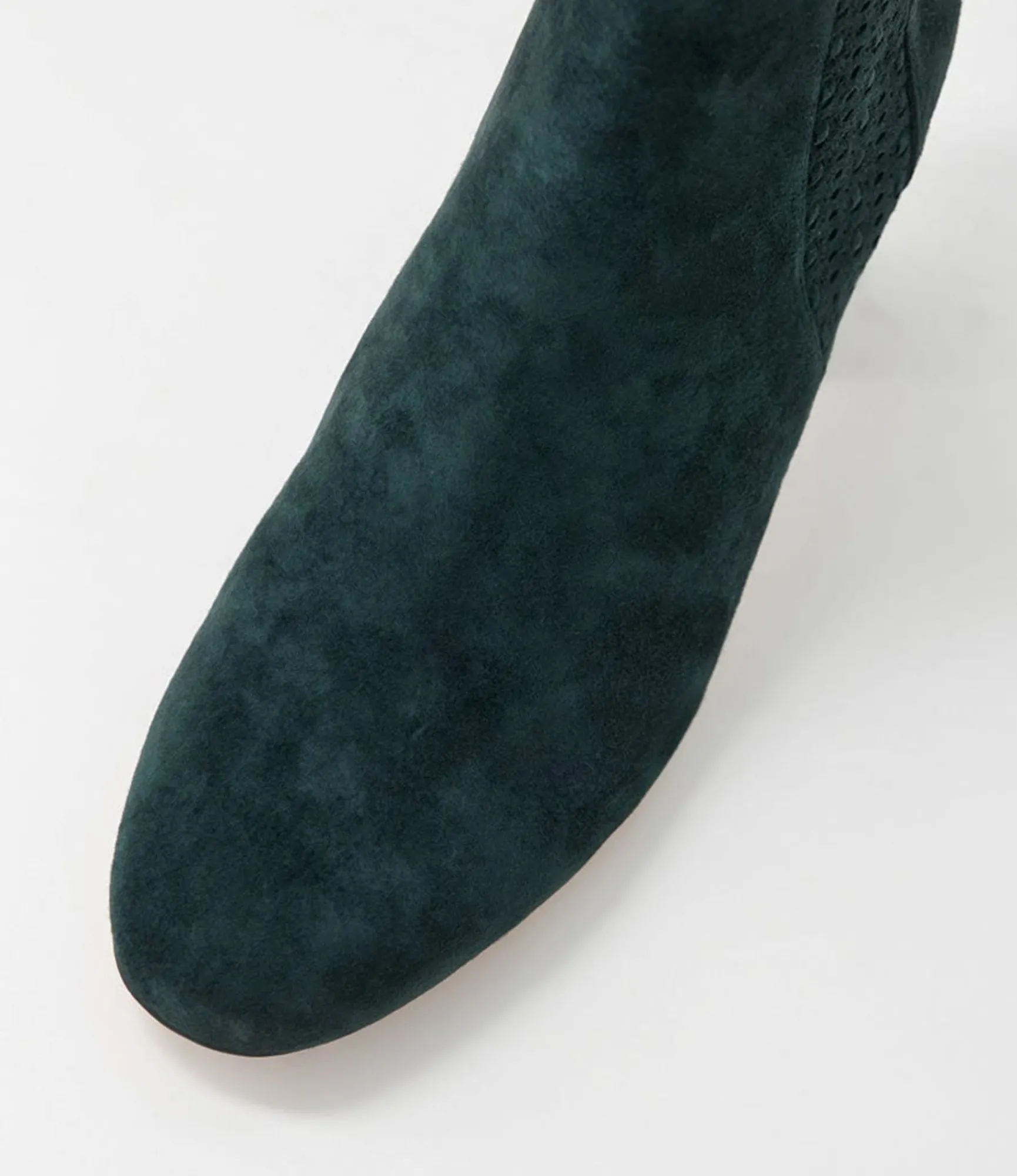 Cheap Midas Shoes Stalla Deep Green Suede Ankle Boots