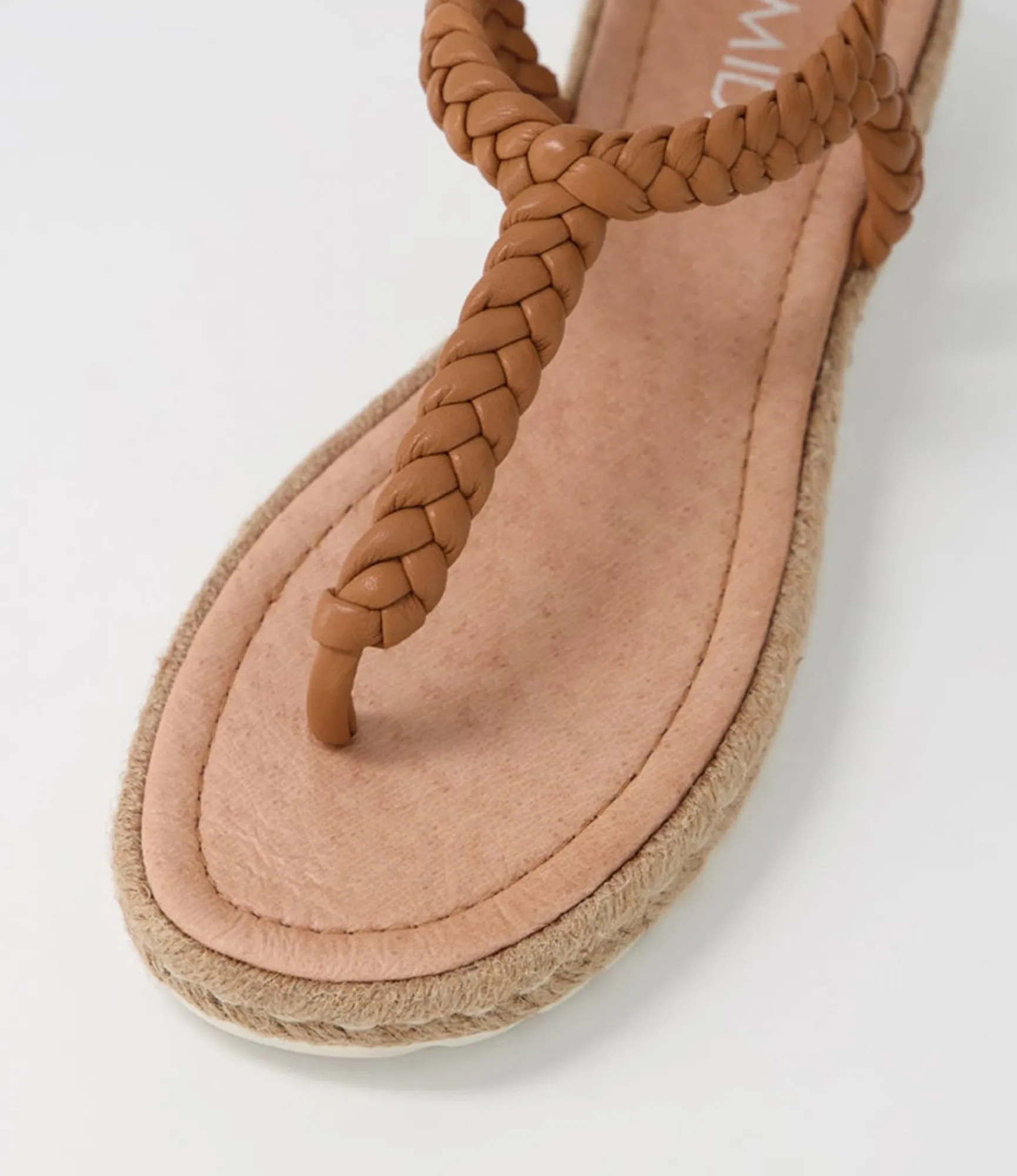 New Midas Shoes Stanford Dark Tan Leather Sandals