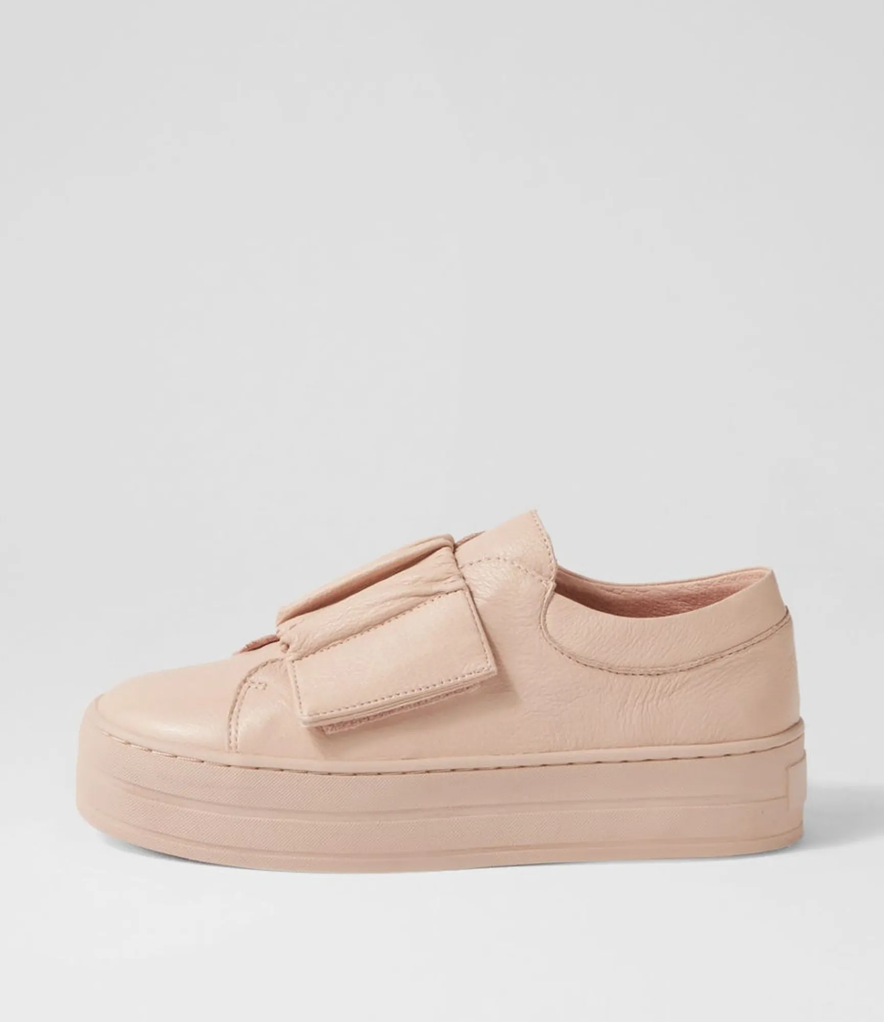 Best Sale Midas Shoes Steller Pale Pink Leather Sneakers