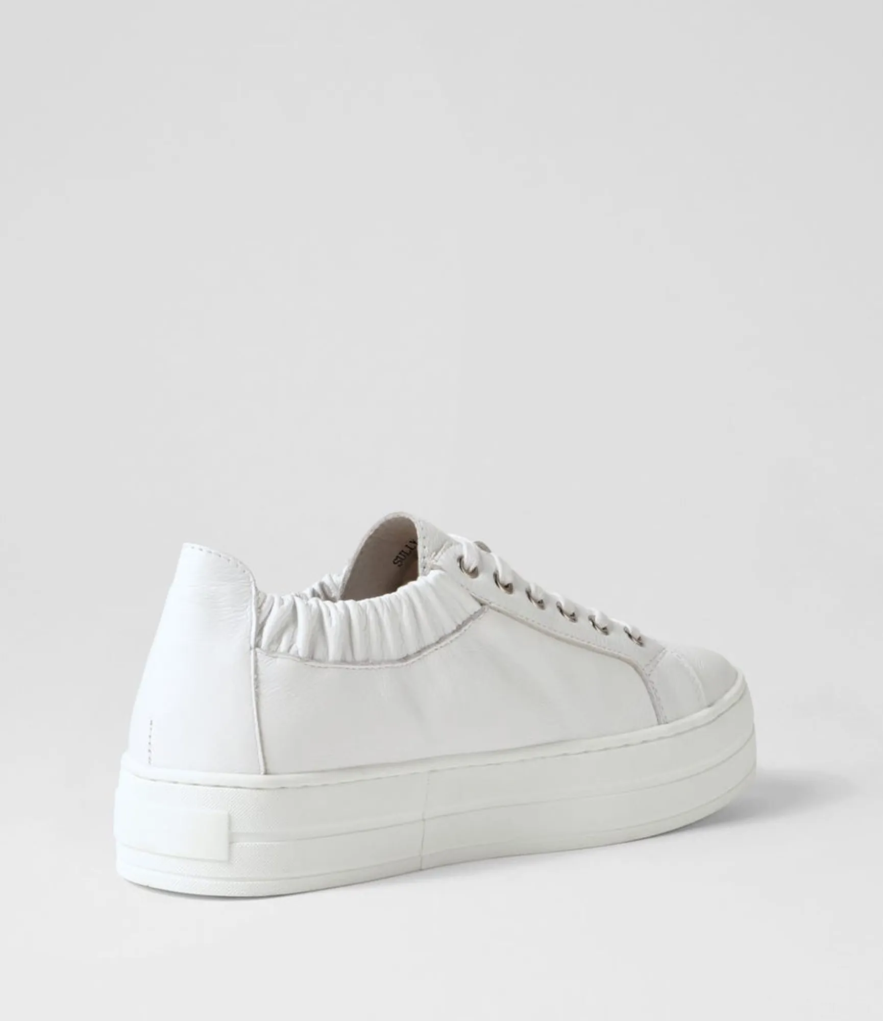 Flash Sale Midas Shoes Sully White Leather Sneakers