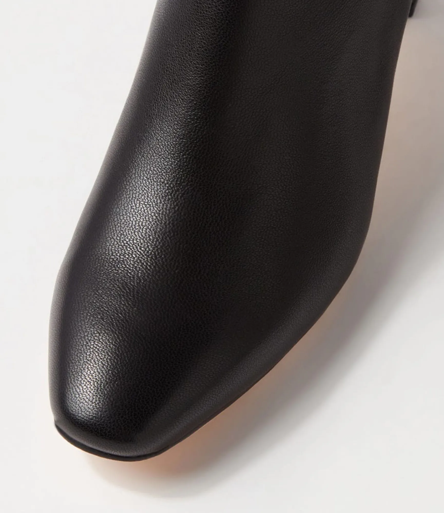 Clearance Midas Shoes Swoon Black Leather Knee High Boots