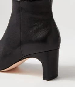 Clearance Midas Shoes Swoon Black Leather Knee High Boots