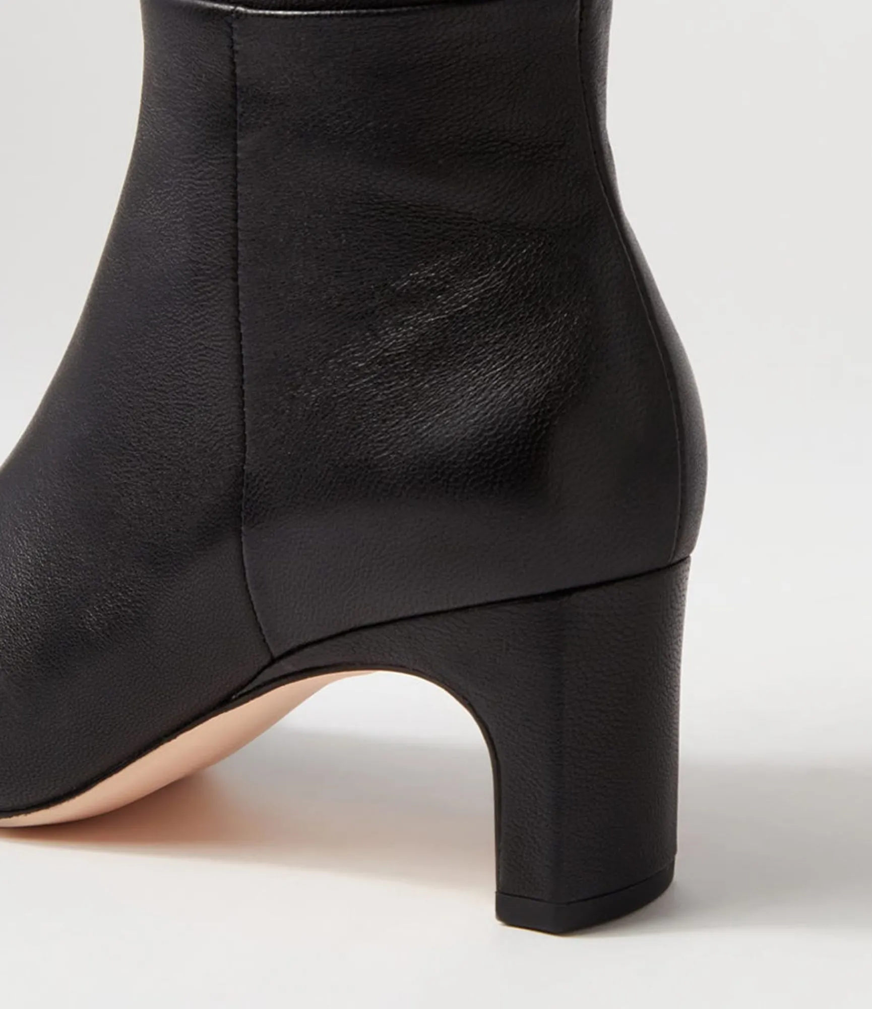 Clearance Midas Shoes Swoon Black Leather Knee High Boots