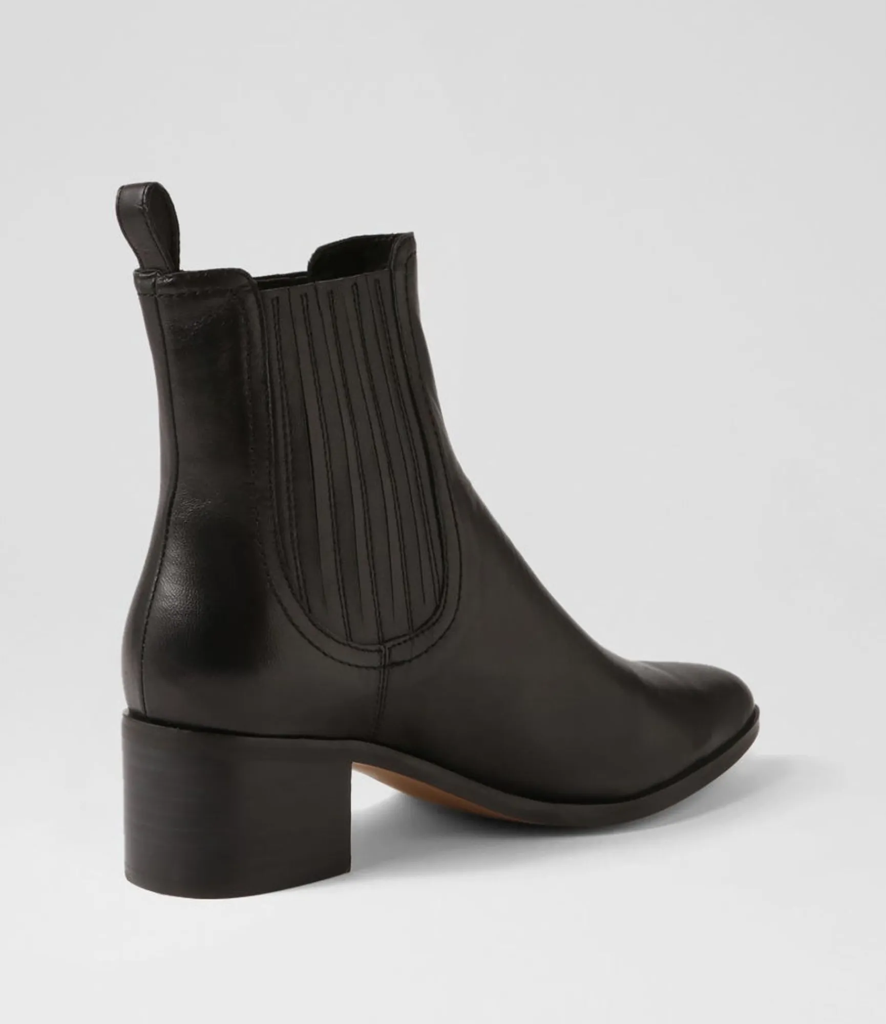 Cheap Midas Shoes Syma Black Leather Chelsea Boots