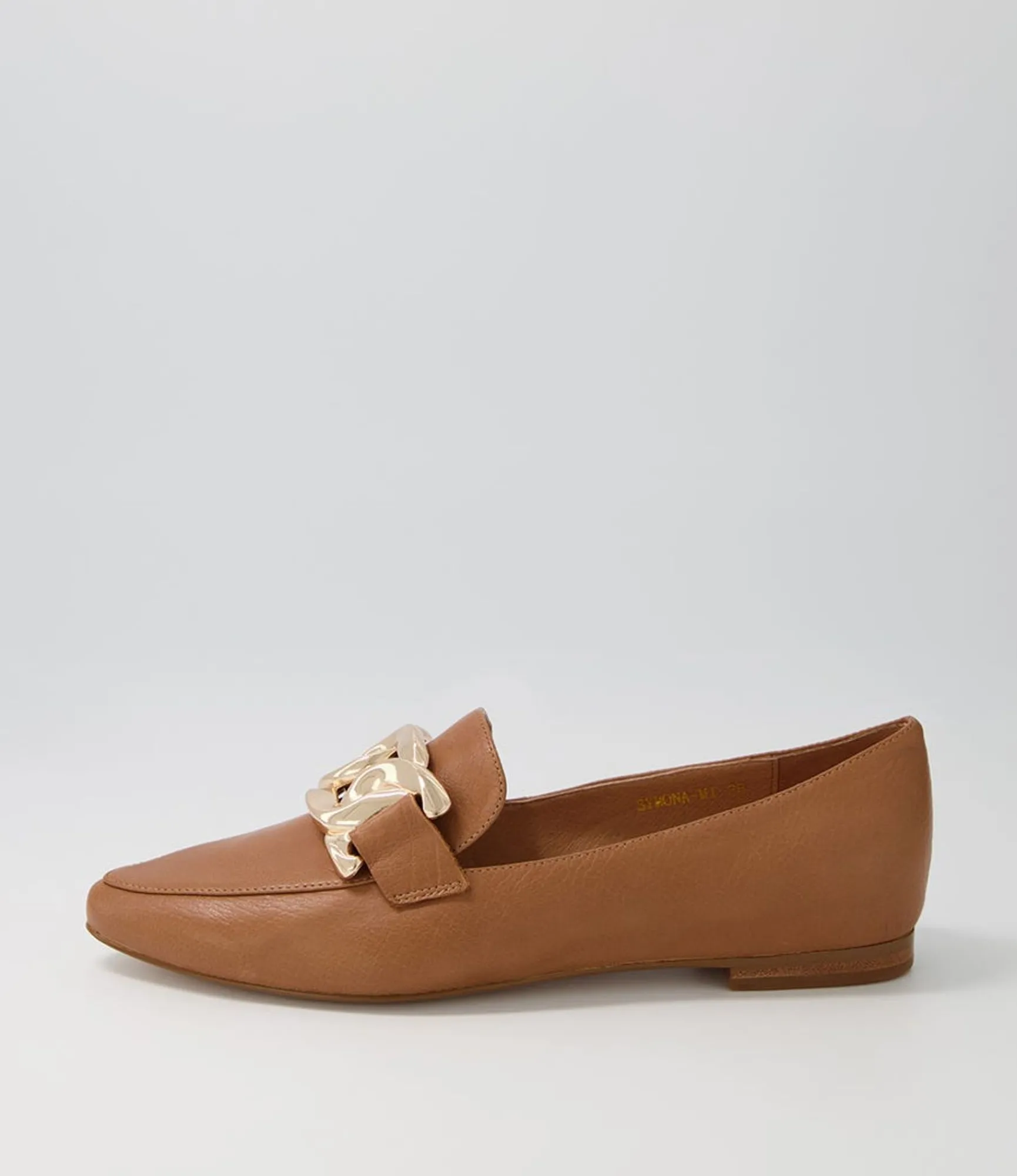 Best Midas Shoes Symona Dark Tan Leather Loafers