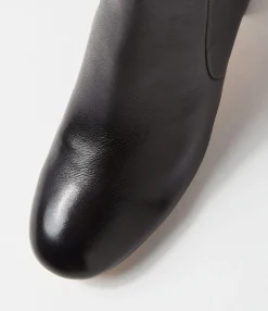 Flash Sale Midas Shoes Tahlina Black Leather Ankle Boots