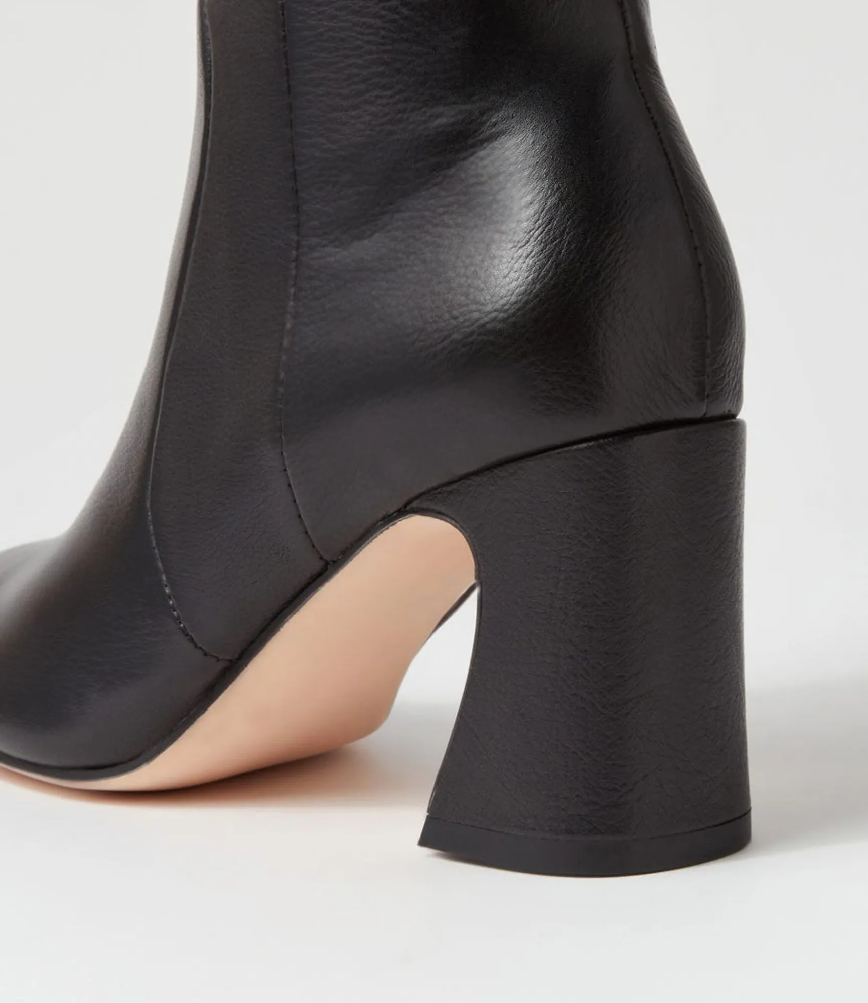 Flash Sale Midas Shoes Tahlina Black Leather Ankle Boots