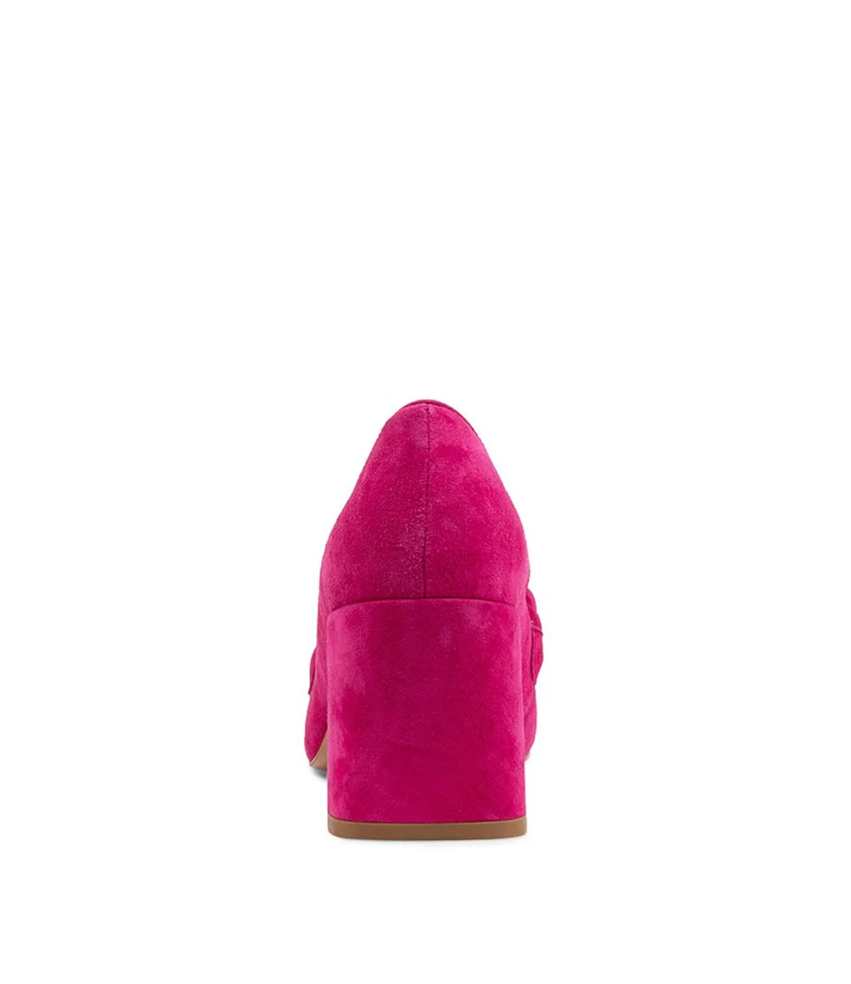 Outlet Midas Shoes Tarni Fuchsia Suede Heels