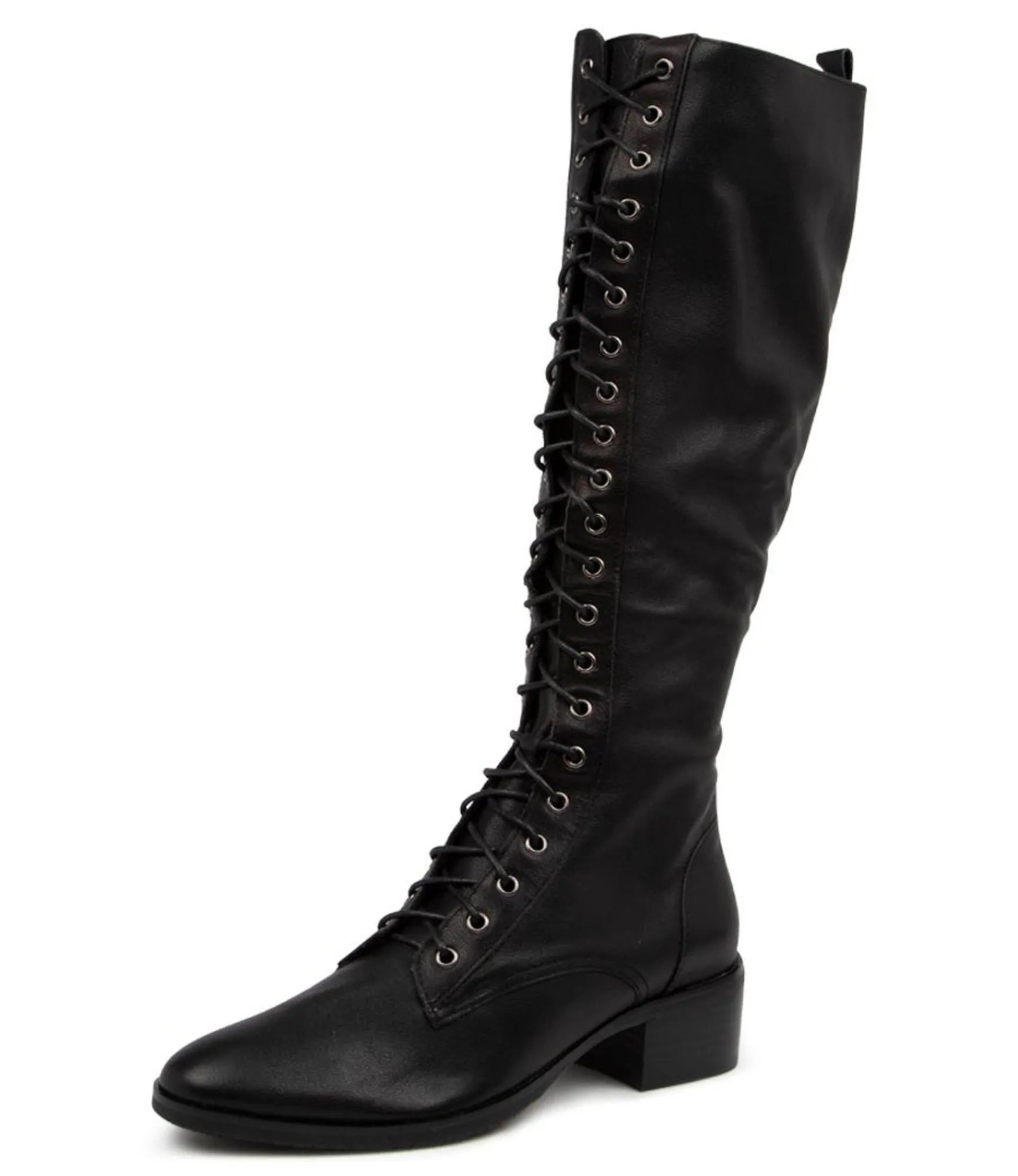 Cheap Midas Shoes Tatum Black Leather