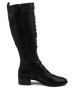 Cheap Midas Shoes Tatum Black Leather