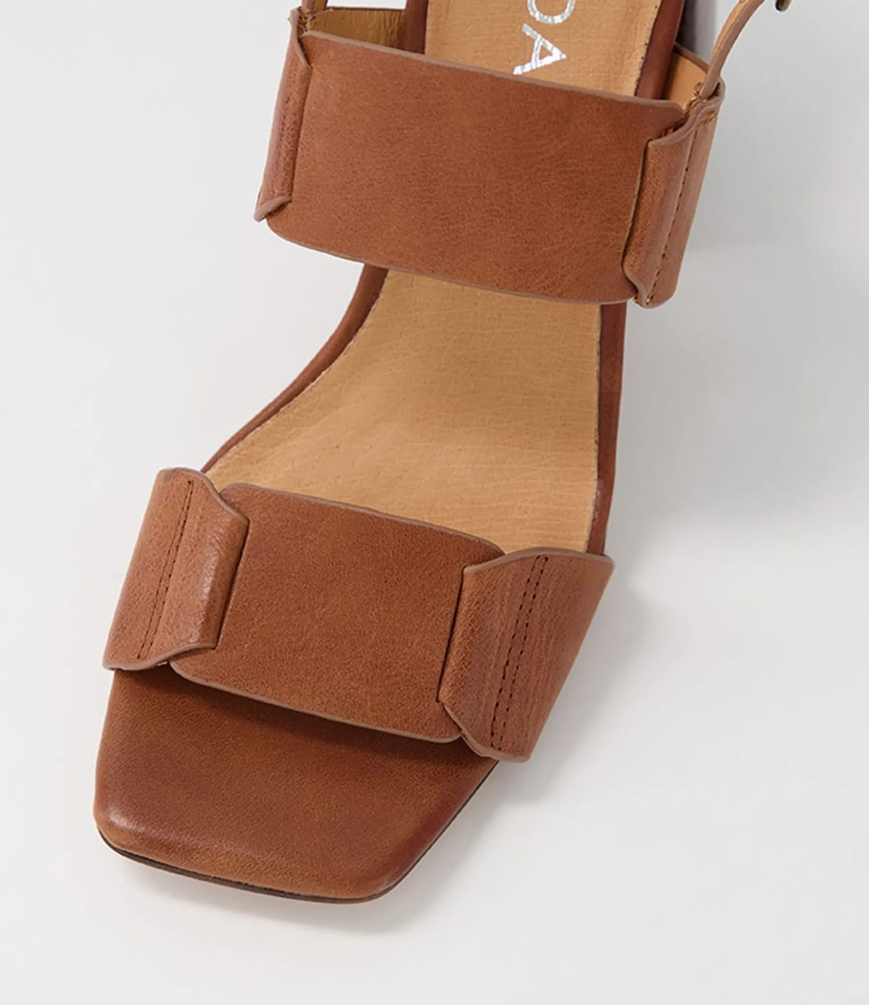Fashion Midas Shoes Tayde Chestnut Choc Leather Sandals