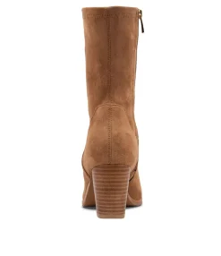 Outlet Midas Shoes Tayden Camel Microsuede Calf Boots