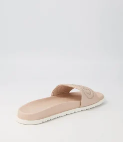Outlet Midas Shoes Tellme Nude Leather Slides