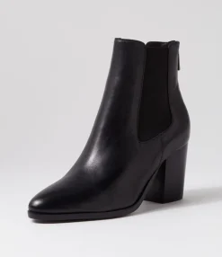 Flash Sale Midas Shoes Terto Black Leather Chelsea Boots