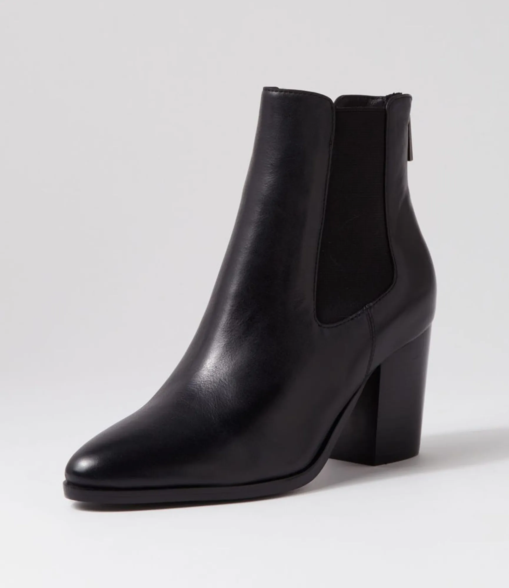Flash Sale Midas Shoes Terto Black Leather Chelsea Boots