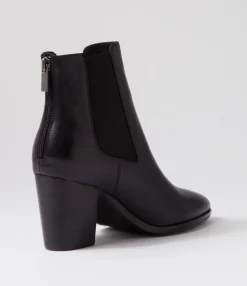 Flash Sale Midas Shoes Terto Black Leather Chelsea Boots