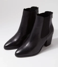 Flash Sale Midas Shoes Terto Black Leather Chelsea Boots