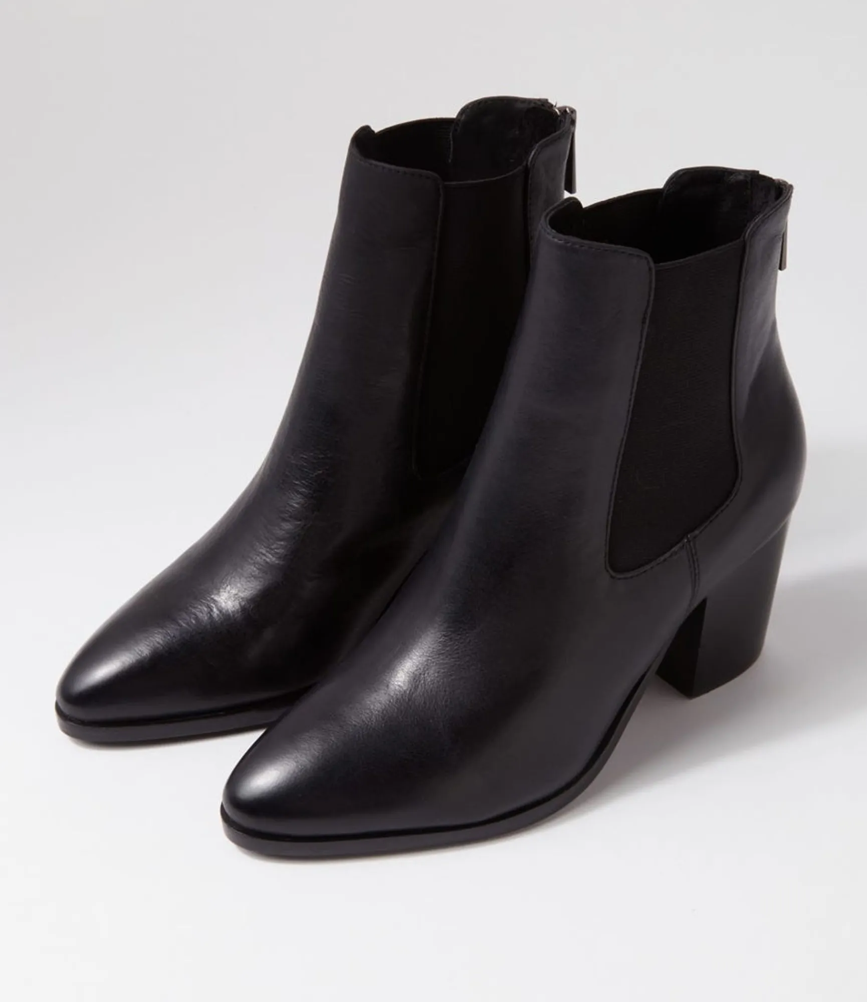 Flash Sale Midas Shoes Terto Black Leather Chelsea Boots
