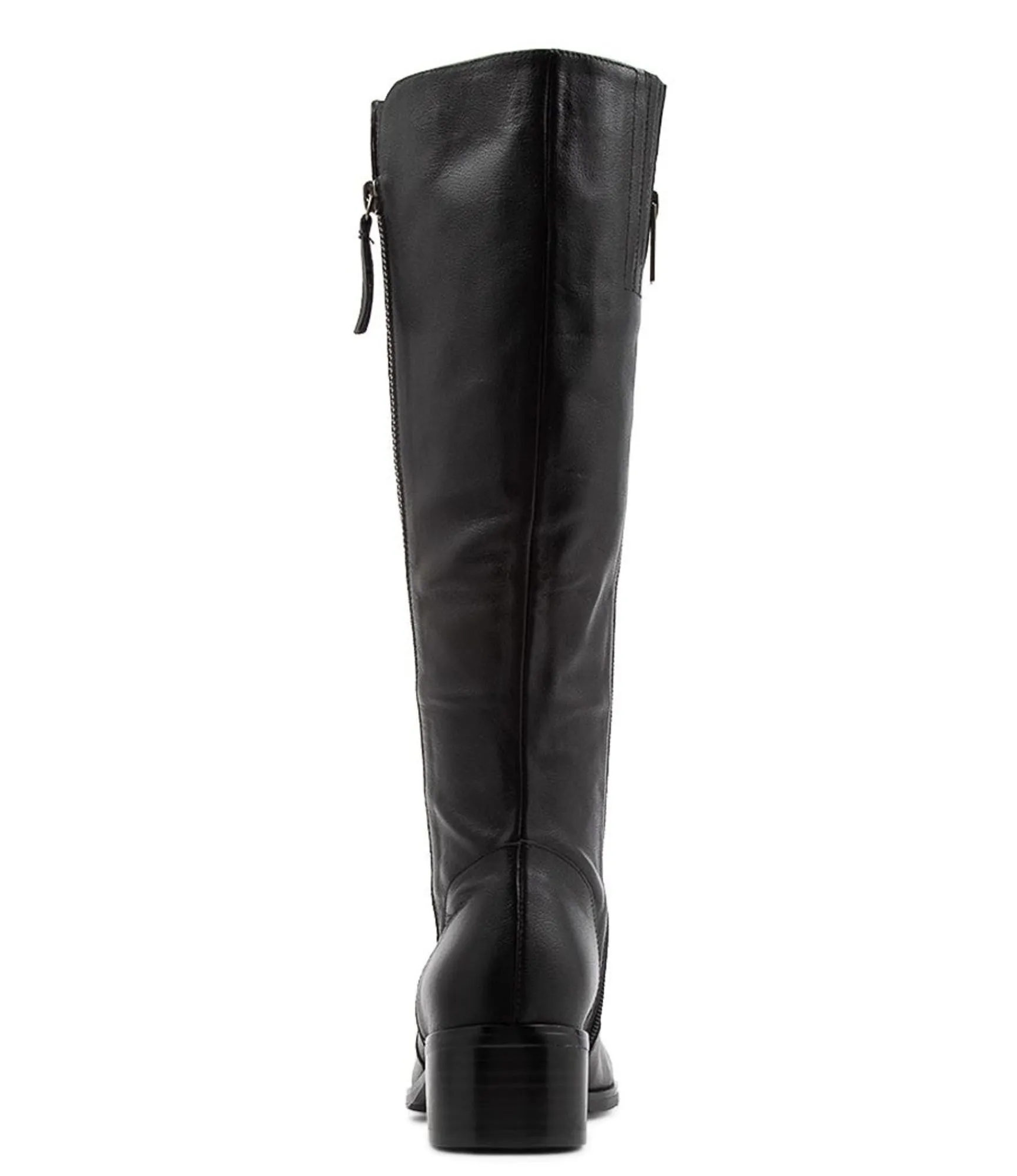 Best Midas Shoes Tieny Black Leather Knee High Boots